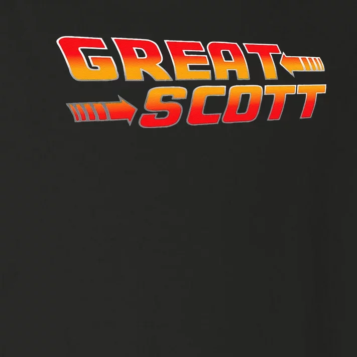 Great Scott Funny Time Traveler Mad Scientist Inventor Toddler Long Sleeve Shirt