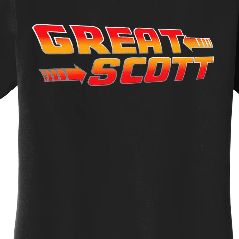 Great Scott Funny Time Traveler Mad Scientist Inventor Women's T-Shirt