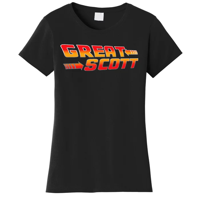 Great Scott Funny Time Traveler Mad Scientist Inventor Women's T-Shirt