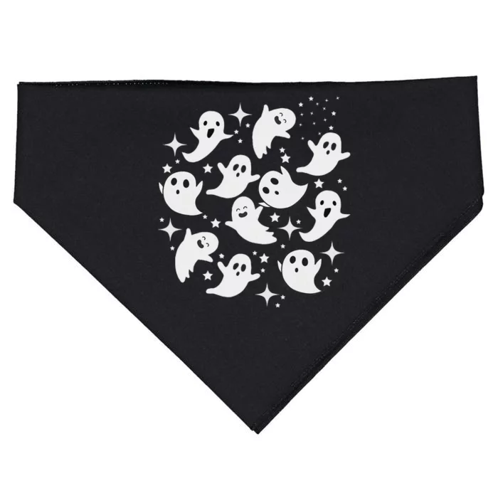 Ghostly Stars Fall USA-Made Doggie Bandana