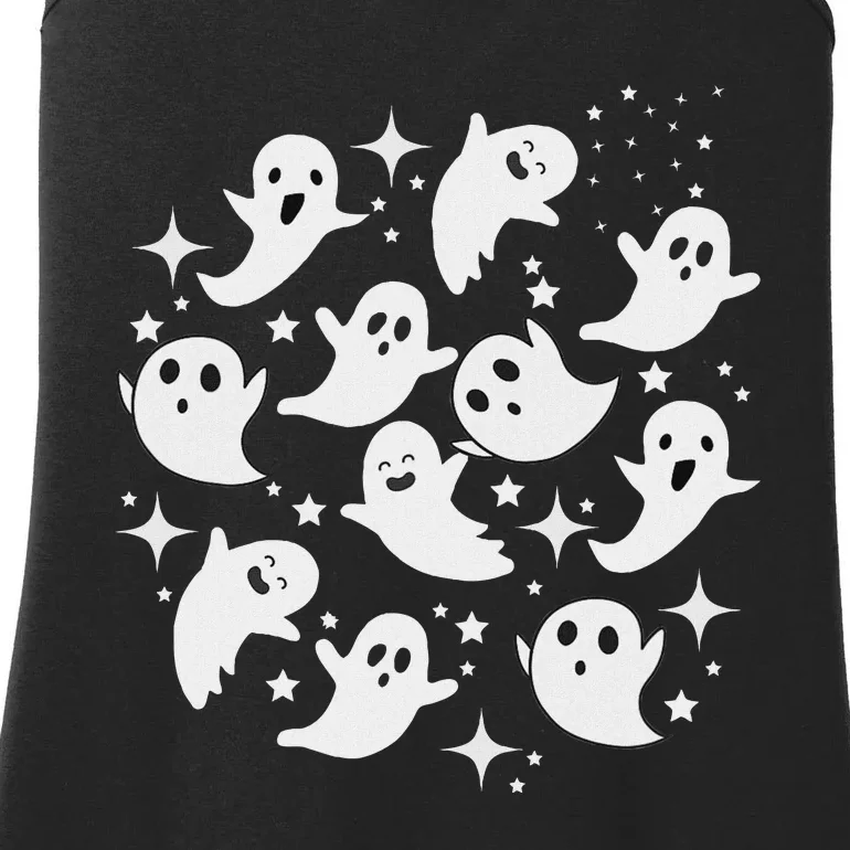 Ghostly Stars Fall Ladies Essential Tank