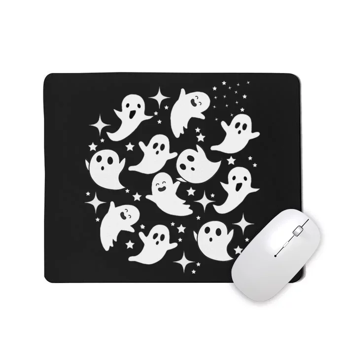 Ghostly Stars Fall Mousepad