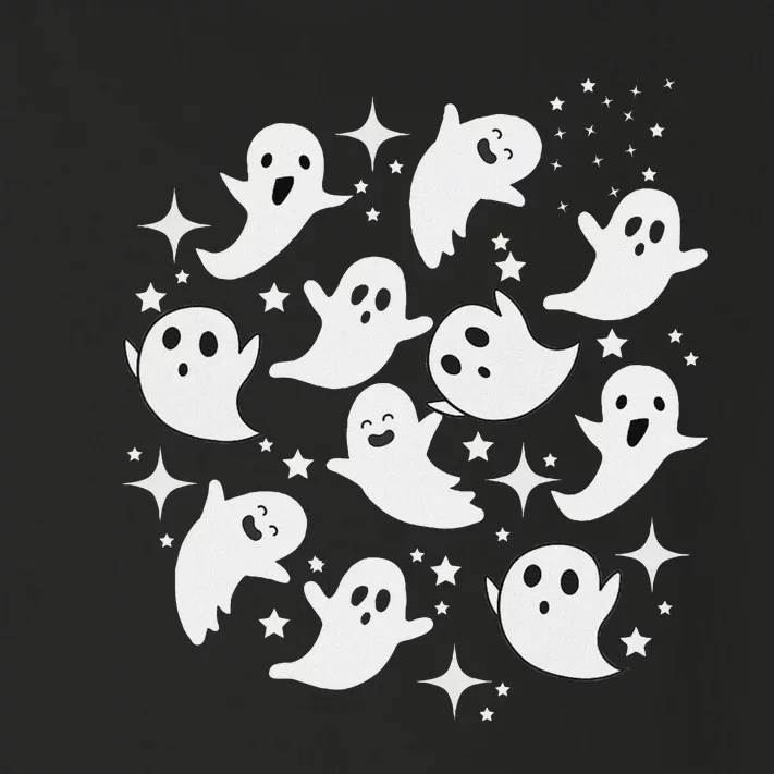 Ghostly Stars Fall Toddler Long Sleeve Shirt