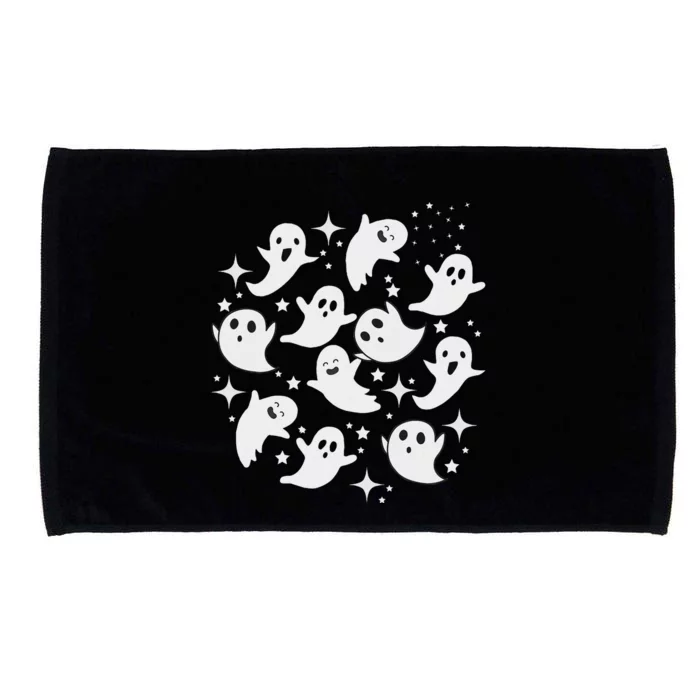 Ghostly Stars Fall Microfiber Hand Towel