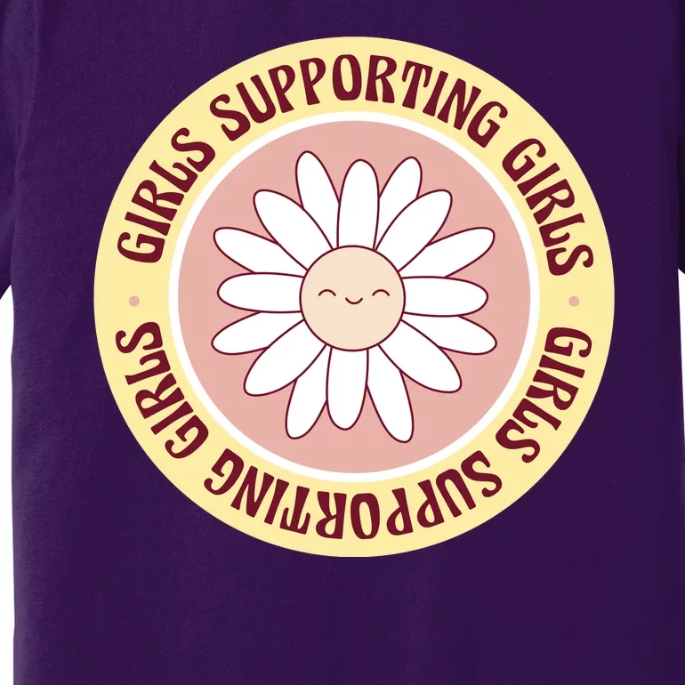 Girls Supporting Girls Sunflower Feminist Premium T-Shirt