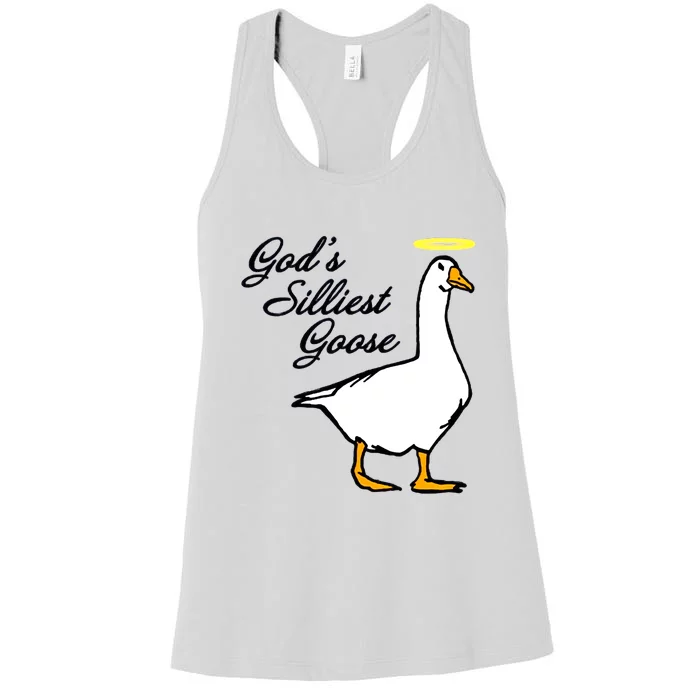 God's Silliest Goose Women's Racerback Tank