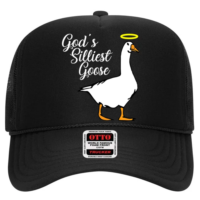 God's Silliest Goose High Crown Mesh Trucker Hat