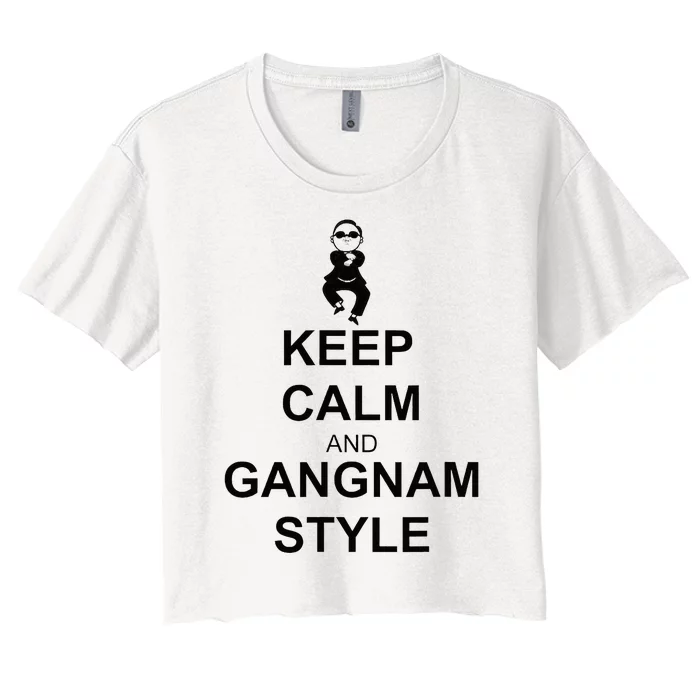 Gangnam Style Women's Crop Top Tee