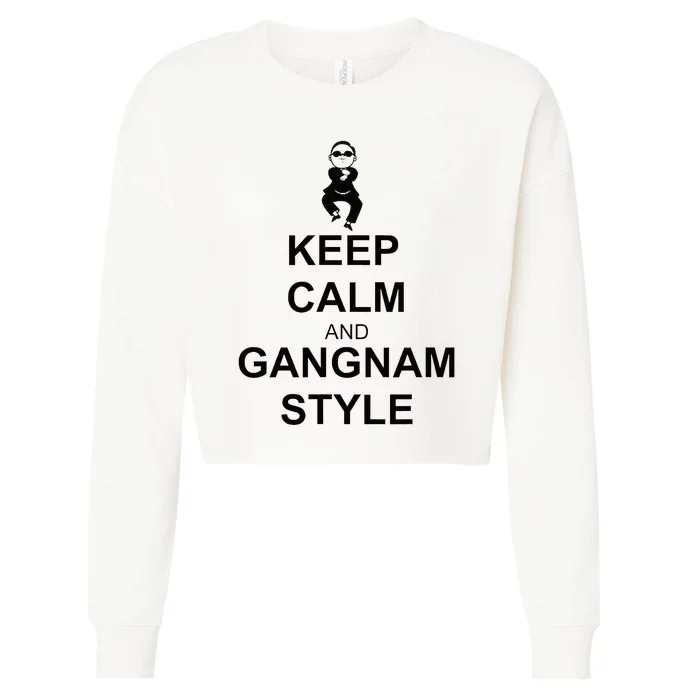 Gangnam Style Cropped Pullover Crew