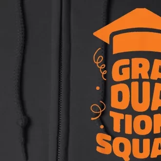 Graduation Squad Graduated College High School Senior Grad Full Zip Hoodie