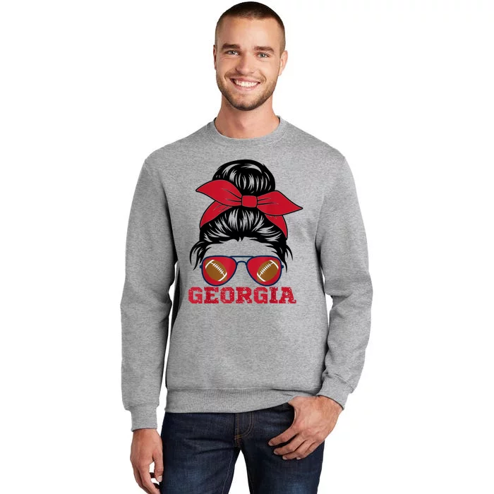 Georgia State Georgia Flag GA Game Kids Georgia Tall Sweatshirt