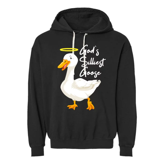 Gods Silliest Goose Garment-Dyed Fleece Hoodie