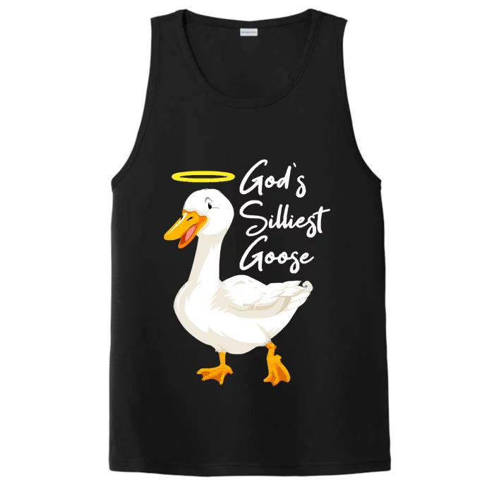 Gods Silliest Goose Performance Tank