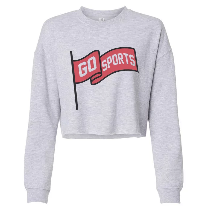 Go Sports Cropped Pullover Crew