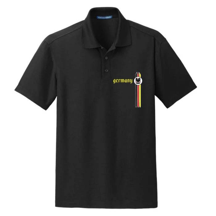 Germany Soccer German Flag Jersey Deutschland Dry Zone Grid Performance Polo