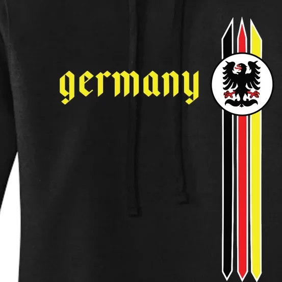 Germany Soccer German Flag Jersey Deutschland Women's Pullover Hoodie