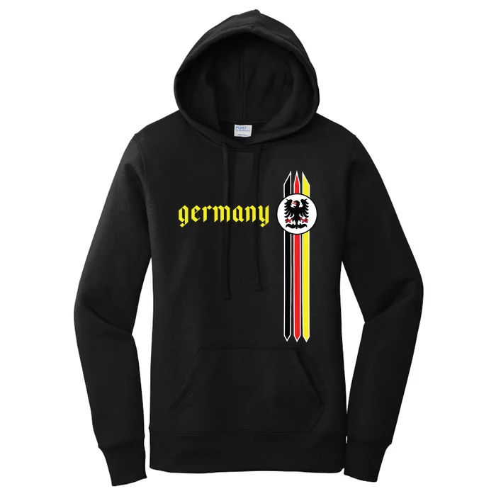 Germany Soccer German Flag Jersey Deutschland Women's Pullover Hoodie