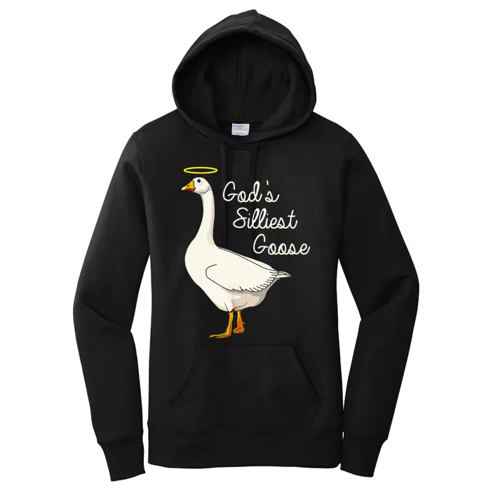 GodS Silliest Goose GodS Silliest Goose Duck Women's Pullover Hoodie