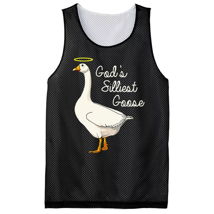 GodS Silliest Goose GodS Silliest Goose Duck Mesh Reversible Basketball Jersey Tank