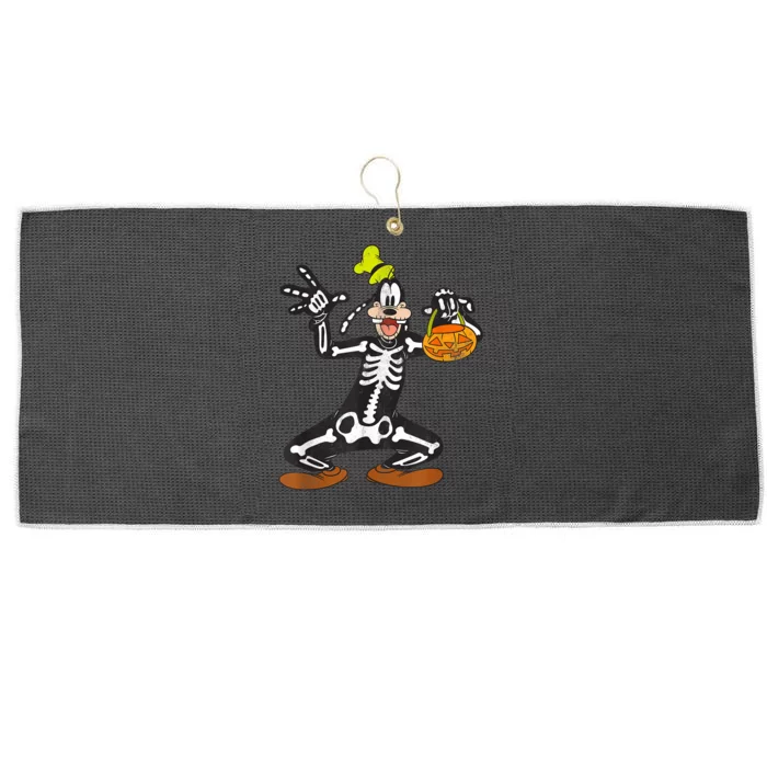 Goofy Skeleton Large Microfiber Waffle Golf Towel