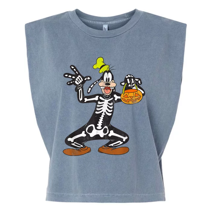 Goofy Skeleton Garment-Dyed Women's Muscle Tee