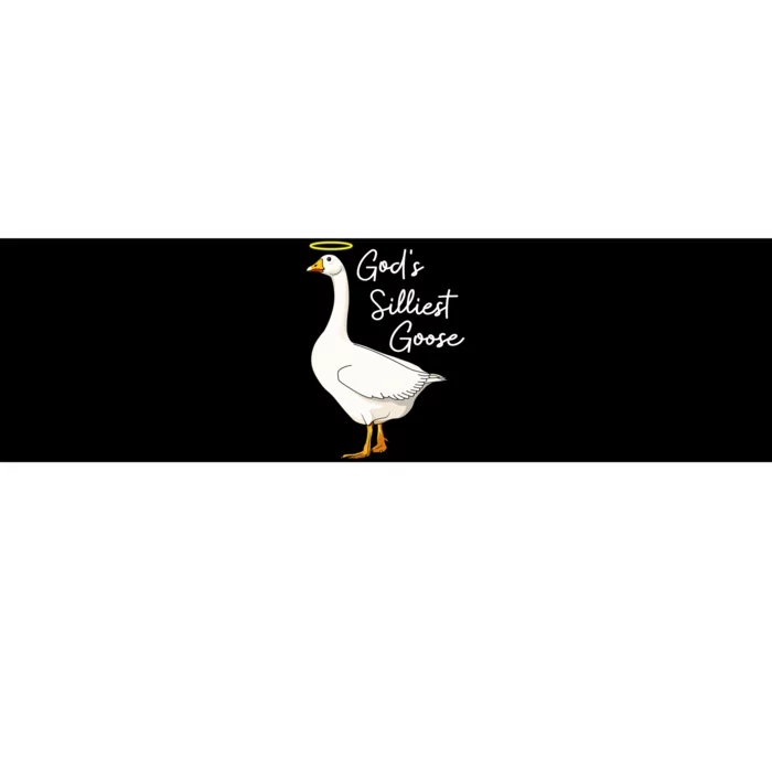 God's Silliest Goose shirt God's Silliest Goose Duck Funny Bumper Sticker