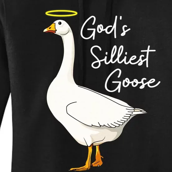 God's Silliest Goose shirt God's Silliest Goose Duck Funny Women's Pullover Hoodie