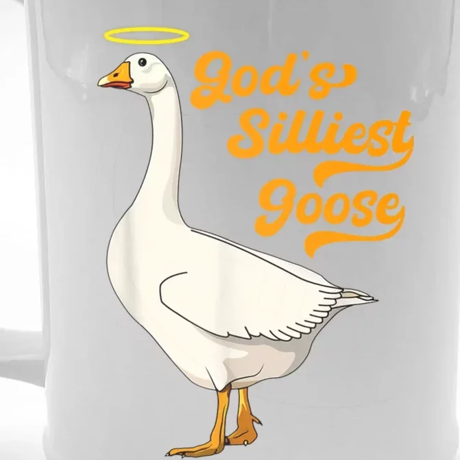 God's Silliest Goose Funny Front & Back Beer Stein