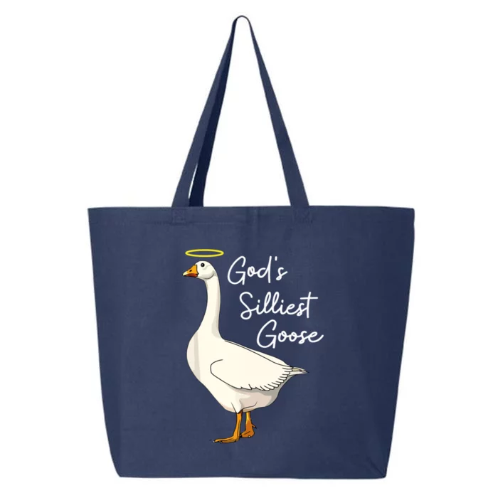 God's Silliest Goose Funny 25L Jumbo Tote