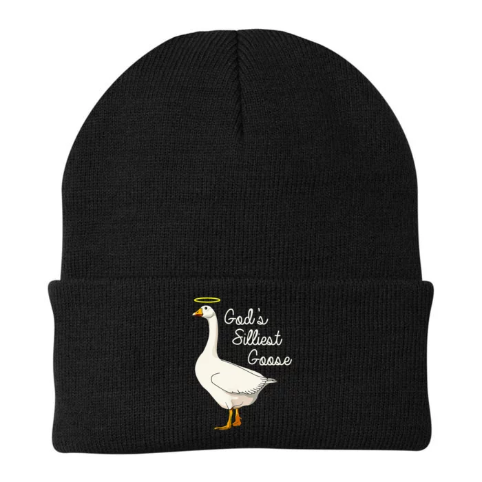 GodS Silliest Goose T GodS Silliest Goose Duck Knit Cap Winter Beanie