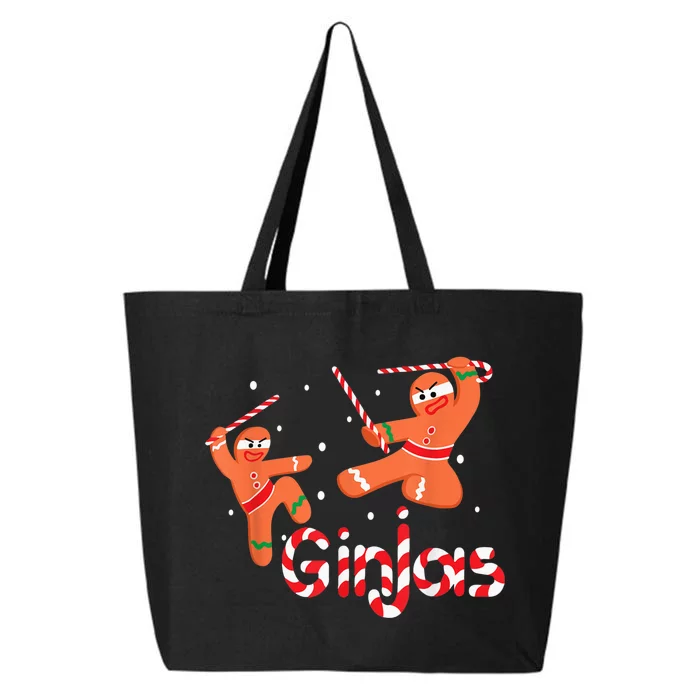 Ginjas Shirt Gingerbread  Ninjas Christmas Gift 25L Jumbo Tote