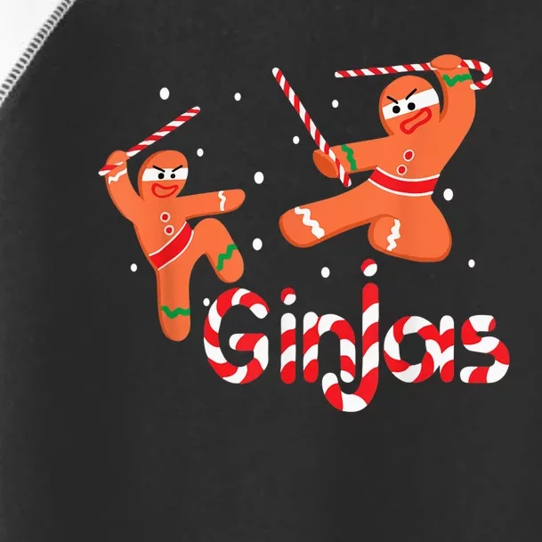 Ginjas Shirt Gingerbread  Ninjas Christmas Gift Toddler Fine Jersey T-Shirt