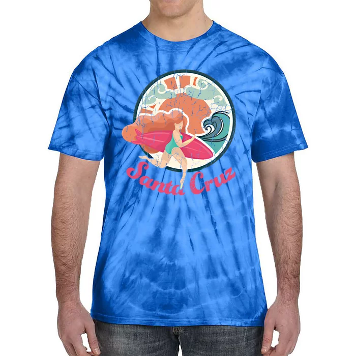 Girl Surf Gift Santa Cruz Surfing Gift Tie-Dye T-Shirt