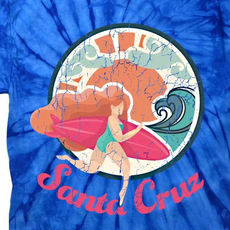 Girl Surf Gift Santa Cruz Surfing Gift Tie-Dye T-Shirt