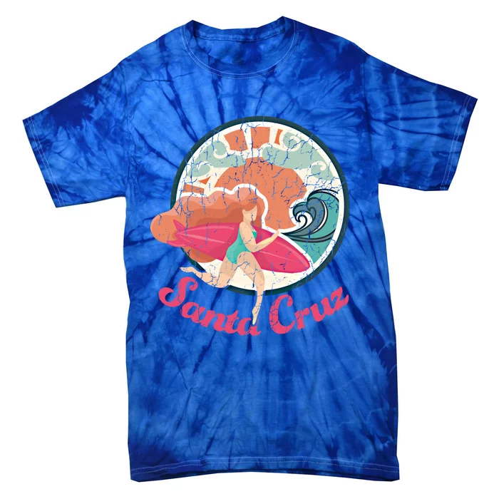 Girl Surf Gift Santa Cruz Surfing Gift Tie-Dye T-Shirt