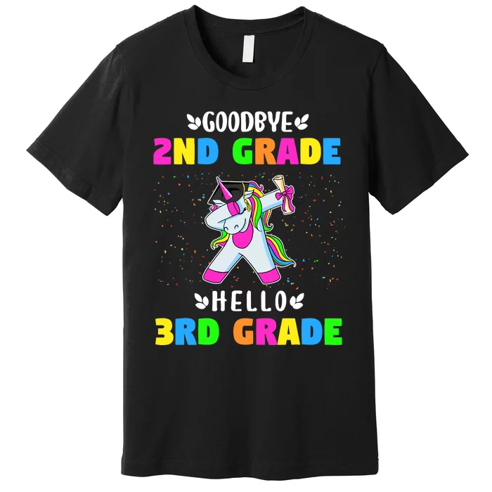 Goodbye Second Grade Hello Third Grade Premium T-Shirt