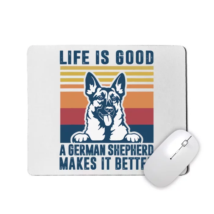 German Shepherd Gift Dog Dad Mom German Shepherd Mousepad