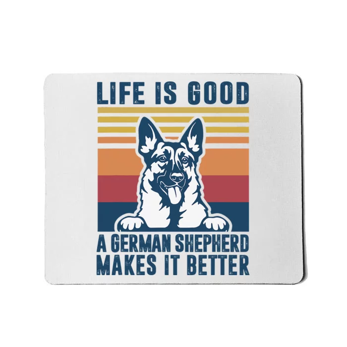 German Shepherd Gift Dog Dad Mom German Shepherd Mousepad