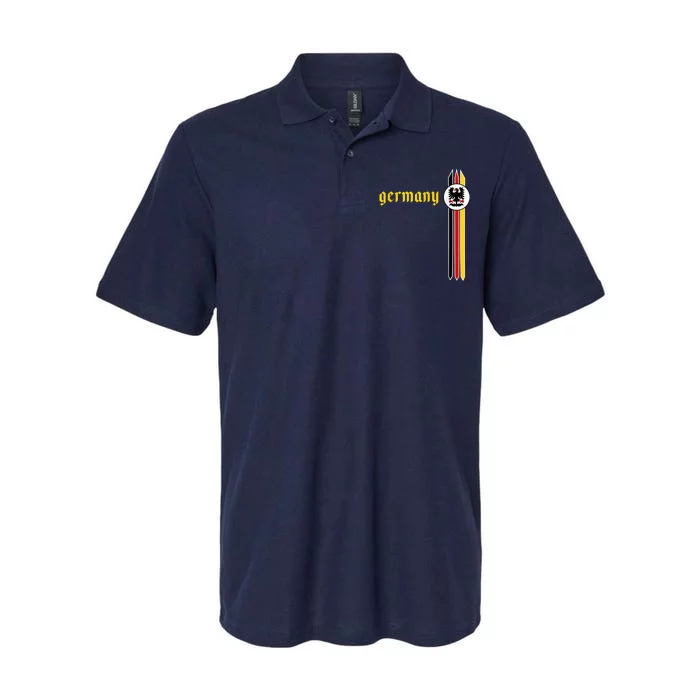 Germany Soccer - German Flag Jersey - Deutschland Softstyle Adult Sport Polo