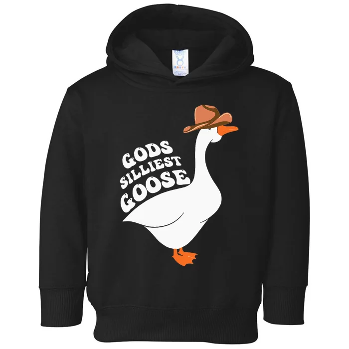 Gods Silliest Goose Toddler Hoodie