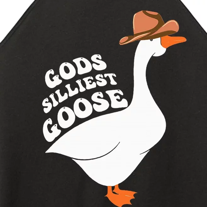 Gods Silliest Goose Women’s Perfect Tri Rocker Tank