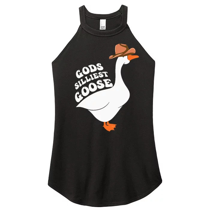 Gods Silliest Goose Women’s Perfect Tri Rocker Tank