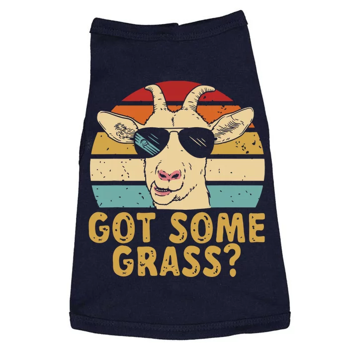 Goat Some Grass Funny Goat Farmer Doggie Tank