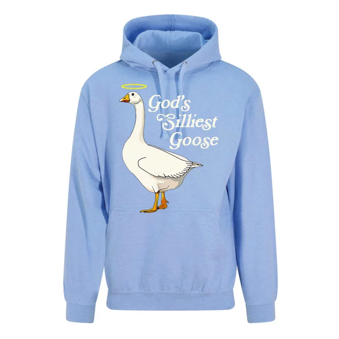 God's Silliest Goose God's Silliest Goose Duck Funny Unisex Surf Hoodie