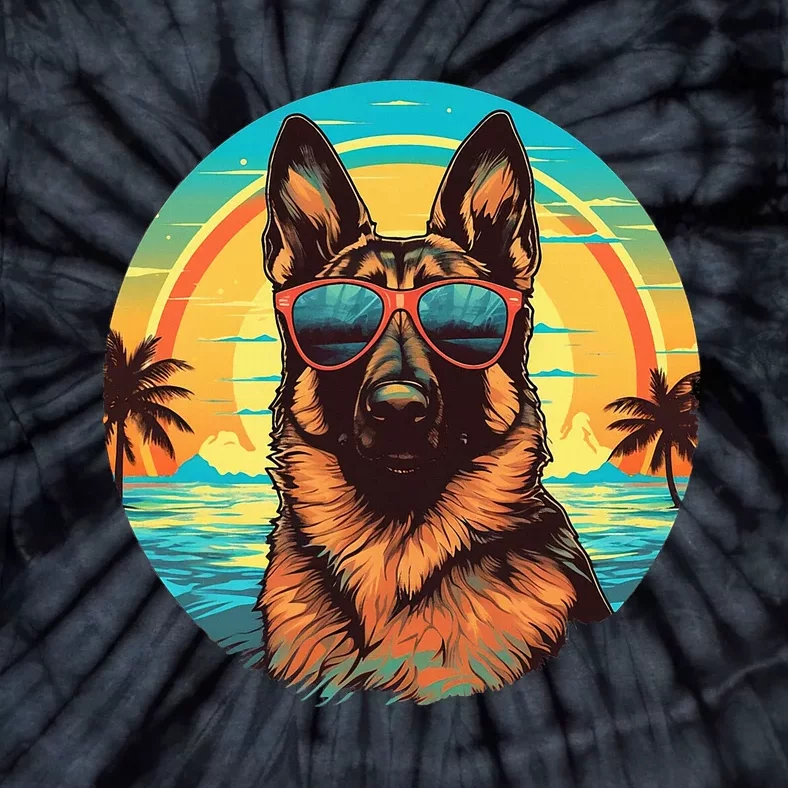 German Shepherd Tie-Dye T-Shirt