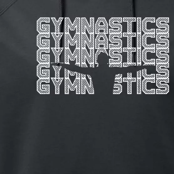 Gymnastics Sport Gymnast Dance Gift Performance Fleece Hoodie