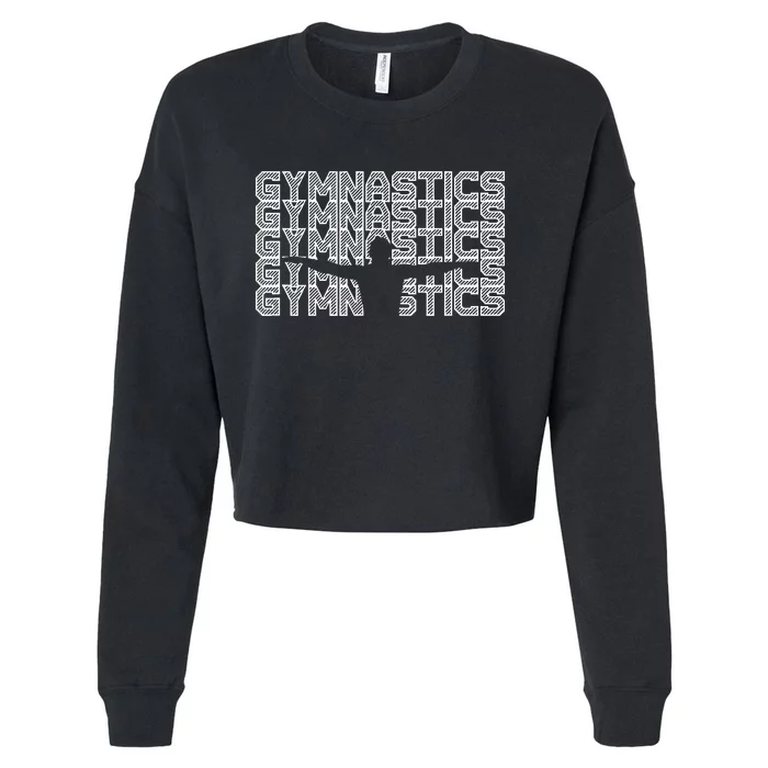 Gymnastics Sport Gymnast Dance Gift Cropped Pullover Crew