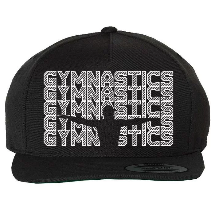 Gymnastics Sport Gymnast Dance Gift Wool Snapback Cap