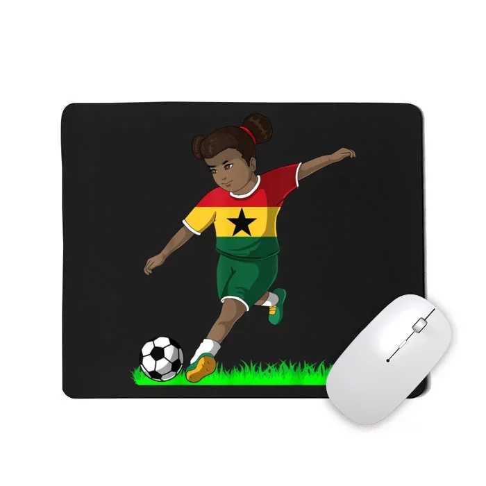 Ghanaian Soccer  Ghana Flag Jersey Football Fans Mousepad