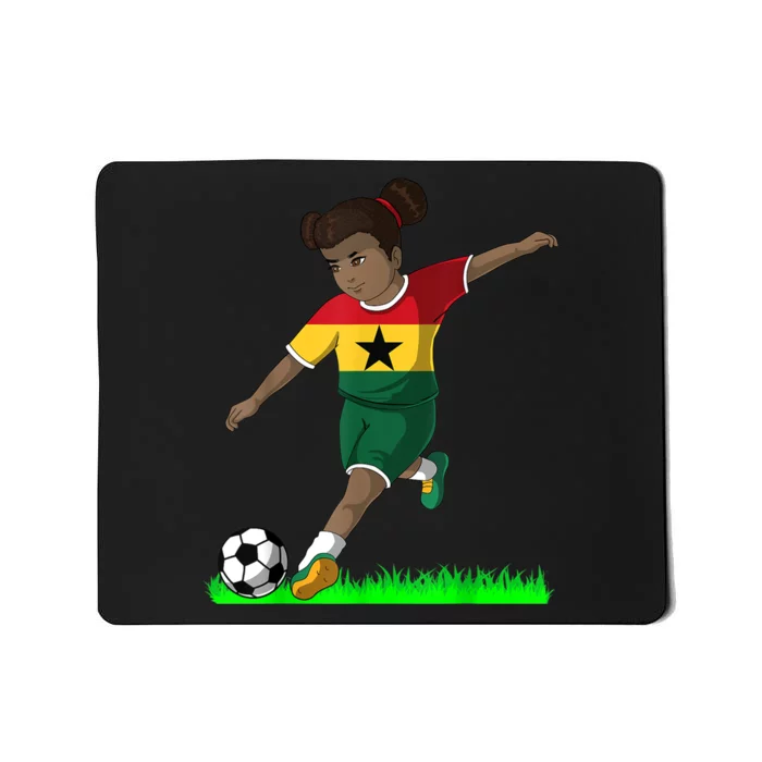 Ghanaian Soccer  Ghana Flag Jersey Football Fans Mousepad